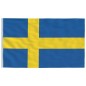 vidaXL Mástil y bandera de Suecia aluminio 5,55 m vidaXL Mástil y bandera de Suecia aluminio 5,55 m