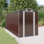vidaXL Cobertizo jardín acero galvanizado marrón oscuro 192x523x223 cm vidaXL Cobertizo jardín acero galvanizado marrón oscuro 192x523x223 cm