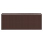 vidaXL Cobertizo jardín acero galvanizado marrón oscuro 192x523x223 cm vidaXL Cobertizo jardín acero galvanizado marrón oscuro 192x523x223 cm