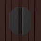 vidaXL Cobertizo jardín acero galvanizado marrón oscuro 192x523x223 cm vidaXL Cobertizo jardín acero galvanizado marrón oscuro 192x523x223 cm