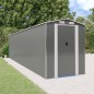 vidaXL Cobertizo de jardín acero galvanizado gris claro 192x772x223 cm vidaXL Cobertizo de jardín acero galvanizado gris claro 192x772x223 cm