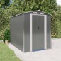 vidaXL Cobertizo de jardín acero galvanizado gris claro 192x274x223 cm vidaXL Cobertizo de jardín acero galvanizado gris claro 192x274x223 cm