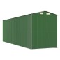 vidaXL Cobertizo de jardín acero galvanizado verde 192x606x223 cm vidaXL Cobertizo de jardín acero galvanizado verde 192x606x223 cm