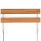 vidaXL Muebles cafetería plegables 7 pzas madera maciza acacia y acero vidaXL Muebles cafetería plegables 7 pzas madera maciza acacia y acero