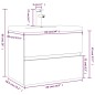 vidaXL Mueble de baño con lavabo madera contrachapada gris Sonoma vidaXL Mueble de baño con lavabo madera contrachapada gris Sonoma