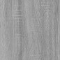 vidaXL Set de estantería/mueble TV 3 pzas gris Sonoma 180x30x180 cm