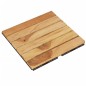 vidaXL Baldosas de terraza 30 uds madera teca patrón vertical 30x30 cm vidaXL Baldosas de terraza 30 uds madera teca patrón vertical 30x30 cm
