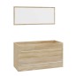 vidaXL Conjunto de muebles de baño 3 piezas color roble Sonoma vidaXL Conjunto de muebles de baño 3 piezas color roble Sonoma