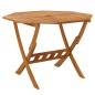 vidaXL Juego de comedor de jardín 5 piezas madera maciza de acacia