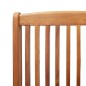 vidaXL Juego de comedor de jardín 5 piezas madera maciza de acacia