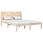 vidaXL Estructura de cama de madera maciza de pino 160x200 cm vidaXL Estructura de cama de madera maciza de pino 160x200 cm
