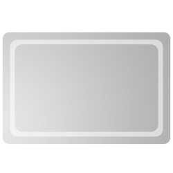 vidaXL Espejo de baño con LED 60x90 cm