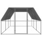 vidaXL Jaula gallinero de exterior de acero galvanizado 3x6x2 m