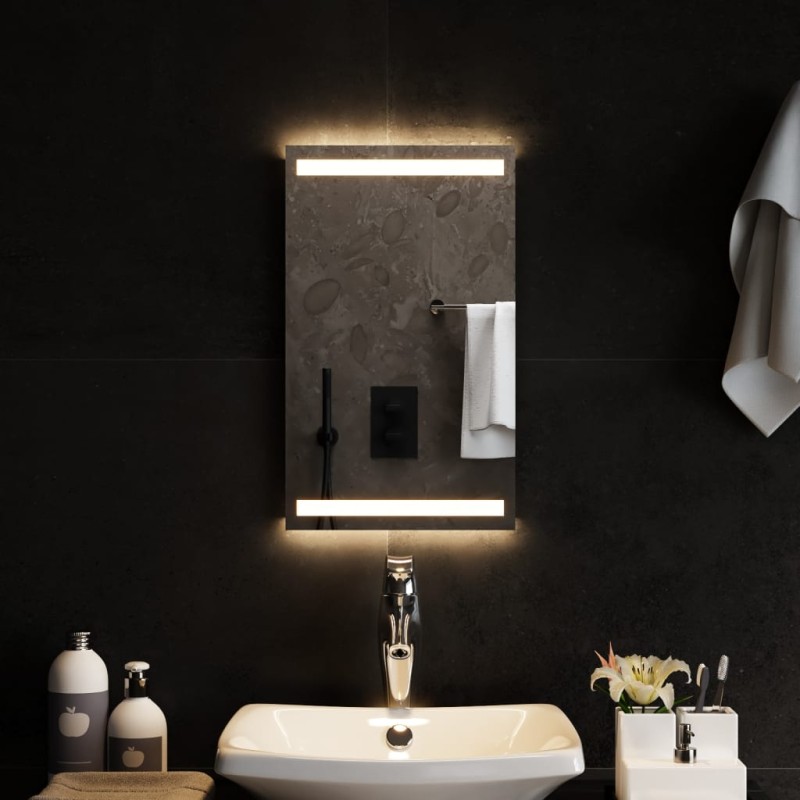 vidaXL Espejo de baño con LED 30x50 cm
