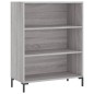 vidaXL Aparador alto madera contrachapada gris sonoma 69,5x34x180 cm vidaXL Aparador alto madera contrachapada gris sonoma 69,5x34x180 cm