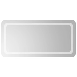 vidaXL Espejo de baño con LED 50x100 cm