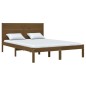 vidaXL Estructura de cama madera maciza de pino marrón miel 140x200 cm vidaXL Estructura de cama madera maciza de pino marrón miel 140x200 cm