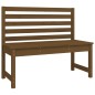 vidaXL Set de comedor de jardín 4 pzas madera maciza pino marrón miel vidaXL Set de comedor de jardín 4 pzas madera maciza pino marrón miel