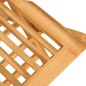 vidaXL Juego de comedor para jardín 5 piezas madera maciza de teca