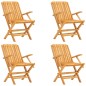 vidaXL Juego de comedor para jardín 5 piezas madera maciza de teca vidaXL Juego de comedor para jardín 5 piezas madera maciza de teca