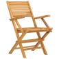 vidaXL Sillas de jardín plegables 6 uds madera maciza teca 55x62x90 cm vidaXL Sillas de jardín plegables 6 uds madera maciza teca 55x62x90 cm