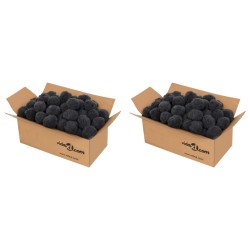 vidaXL Bolas de filtro de piscina antiolores negro 1400 g polietileno