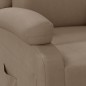 vidaXL Sillón reclinable de cuero sintético color capuchino vidaXL Sillón reclinable de cuero sintético color capuchino