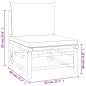 vidaXL Set de muebles de jardín 4 piezas bambú y cojines gris claro vidaXL Set de muebles de jardín 4 piezas bambú y cojines gris claro