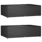 vidaXL Fundas muebles jardín 2 uds 12 ojales rectangular 227x152x65 cm vidaXL Fundas muebles jardín 2 uds 12 ojales rectangular 227x152x65 cm
