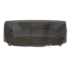 vidaXL Funda para muebles de jardín 2 uds 8 ojales redonda Ø188x50 cm