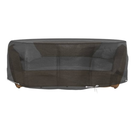 vidaXL Funda para muebles de jardín 2 uds 8 ojales redonda Ø188x50 cm