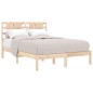 vidaXL Estructura de cama de madera maciza de pino 200x200 cm