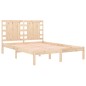 vidaXL Estructura de cama de madera maciza de pino 200x200 cm