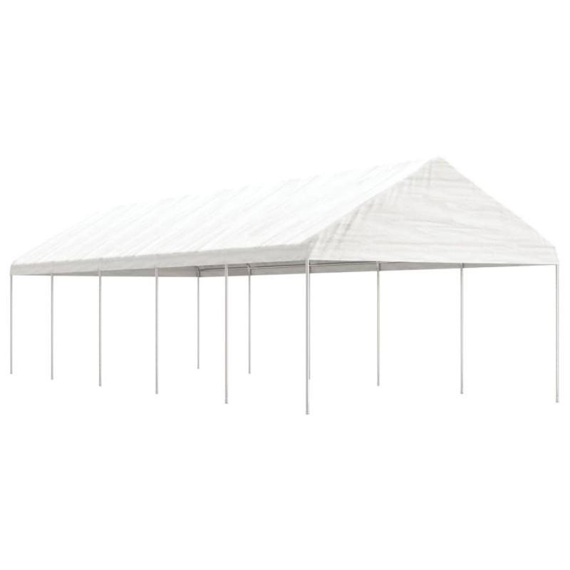 vidaXL Cenador con techo polietileno blanco 11,15x4,08x3,22 m vidaXL Cenador con techo polietileno blanco 11,15x4,08x3,22 m