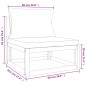 vidaXL Juego muebles de jardín 12 pzas madera maciza y cojines verdes vidaXL Juego muebles de jardín 12 pzas madera maciza y cojines verdes