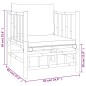 vidaXL Set de muebles de jardín 8 piezas bambú con cojines gris oscuro vidaXL Set de muebles de jardín 8 piezas bambú con cojines gris oscuro