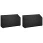 vidaXL Fundas bancos jardín 2 uds 12 ojales polietileno 210x70x70/88cm vidaXL Fundas bancos jardín 2 uds 12 ojales polietileno 210x70x70/88cm