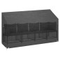 vidaXL Fundas bancos jardín 2 uds 12 ojales polietileno 210x70x70/88cm vidaXL Fundas bancos jardín 2 uds 12 ojales polietileno 210x70x70/88cm