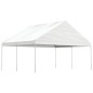 vidaXL Cenador con techo polietileno blanco 4,46x5,88x3,75 m vidaXL Cenador con techo polietileno blanco 4,46x5,88x3,75 m