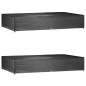 vidaXL Fundas muebles jardín 2 uds 16 ojales rectangular 325x205x60 cm vidaXL Fundas muebles jardín 2 uds 16 ojales rectangular 325x205x60 cm