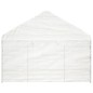 vidaXL Cenador con techo polietileno blanco 11,15x4,08x3,22 m vidaXL Cenador con techo polietileno blanco 11,15x4,08x3,22 m