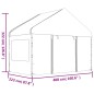 vidaXL Cenador con techo polietileno blanco 11,15x4,08x3,22 m vidaXL Cenador con techo polietileno blanco 11,15x4,08x3,22 m