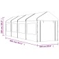 vidaXL Cenador con techo polietileno blanco 8,92x2,28x2,69 m vidaXL Cenador con techo polietileno blanco 8,92x2,28x2,69 m