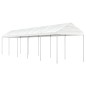 vidaXL Cenador con techo polietileno blanco 11,15x2,28x2,69 m vidaXL Cenador con techo polietileno blanco 11,15x2,28x2,69 m
