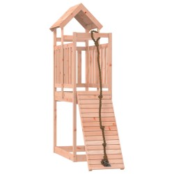 vidaXL Casita infantil con pared de escalada madera abeto Douglas
