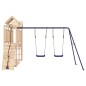vidaXL Parque infantil de exterior madera maciza de pino