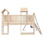vidaXL Parque infantil de exterior madera maciza de pino