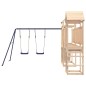vidaXL Parque infantil de exterior madera maciza de pino