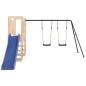 vidaXL Parque infantil de exterior madera maciza de pino vidaXL Parque infantil de exterior madera maciza de pino