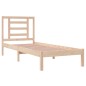 vidaXL Estructura de cama madera maciza 75x190 cm vidaXL Estructura de cama madera maciza 75x190 cm